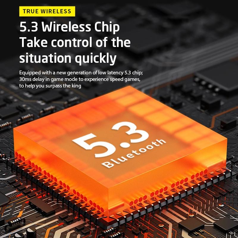 K60 Mirror TWS Wireless Earphones Bluetooth 5.3 Headset HiFi Sound Music Headphones Wireless Earbuds