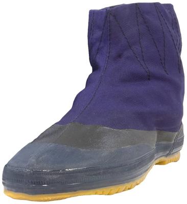 Rikioh Punta Redonda Tabi Punta Redonda 5 Velcros Azul MJH5M Calcetines, Velcro, Correas, Azul, 22.5cm,