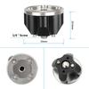 Metal Standard ARRI Rosette Mount 1/4" Screw Thread Adapter With Central M6 Female Thread & Locating Pins For DSLR Camera Cage