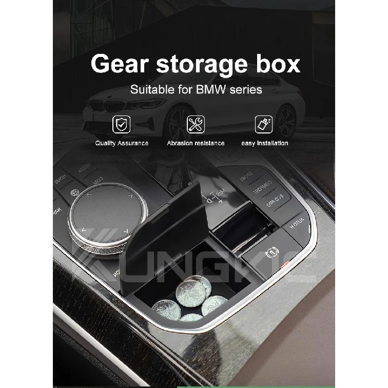 RHD Storage Box For BMW 2 3 4 Series F40 G20 G26 G01 G02 G05 G06 G07 I4 X3 X4 X5 X6 M4 Modification Car Console Gear Shift Lever