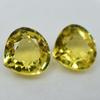 Natural Ceylon Sapphire 19.23 Ct Pair   Yellow Pear Shape Loose Gemstone
