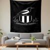 Newcastle United Logo with Magpie Design Patterned Tapestry Decorative Wall Hanging, Home Bedroom Living Room Decor