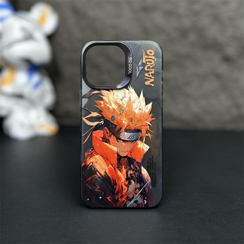 Sterling Silver Naruto Drop-Proof Phone Case for Vivo X100, iQOO 12 Pro, Neo9, S18, 78Plus - Cute & Protective