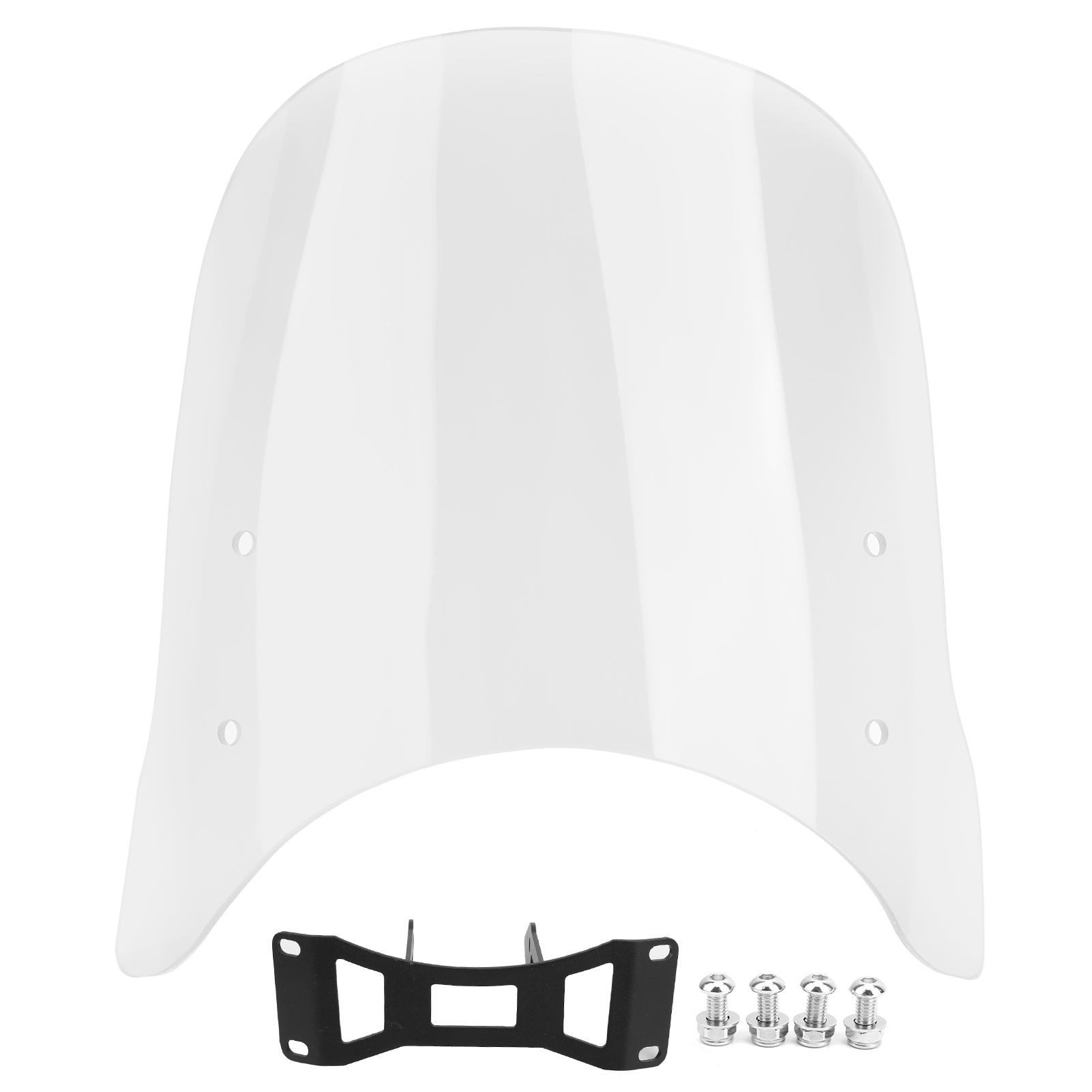 

Motorcycle Windshield Acrylic Extension Windscreen Wind Deflector Fit for Honda CB650R 2018‑2020 Transparent