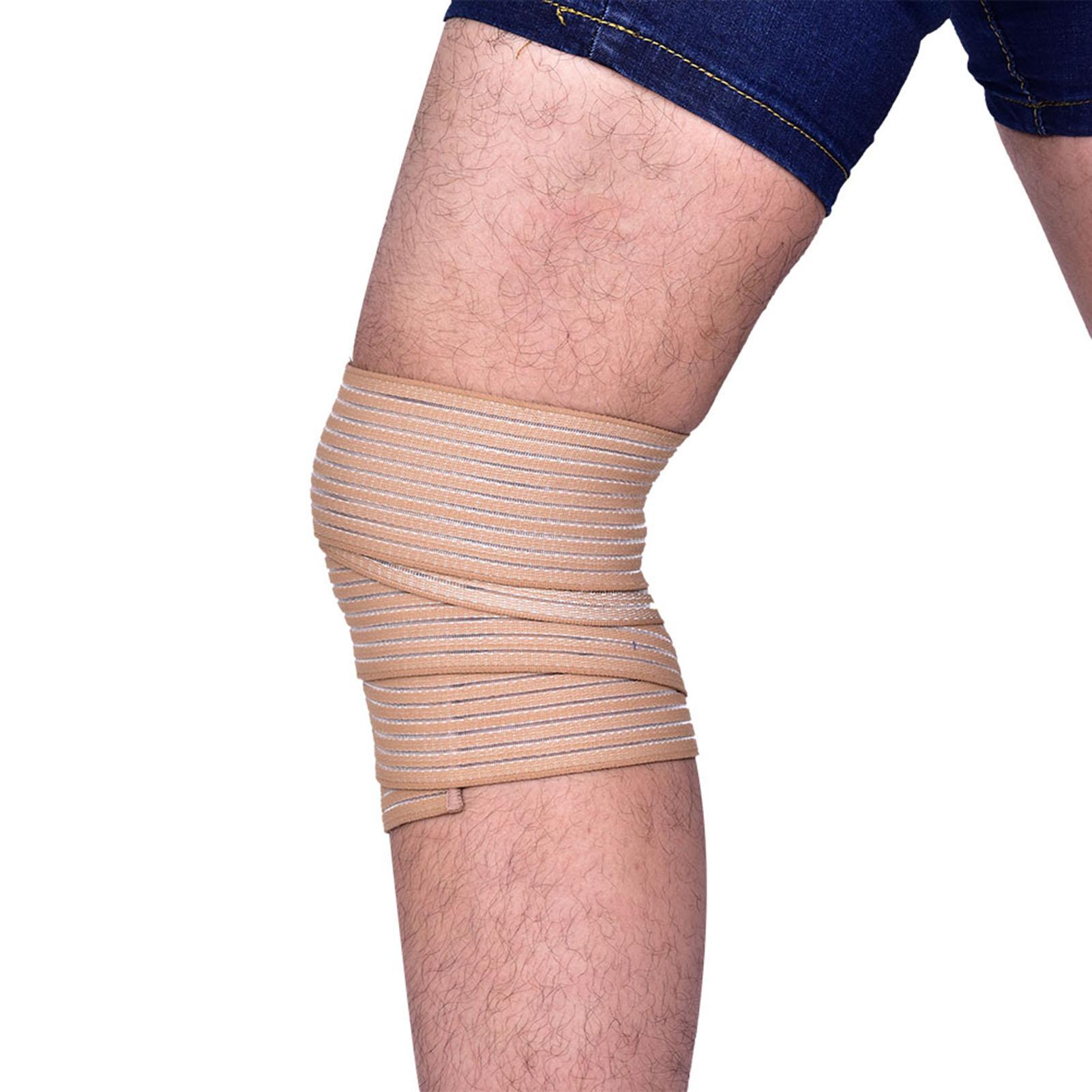 

2 PCS Support Gym Strap ive Wristband Knee Pad Sports (Black)