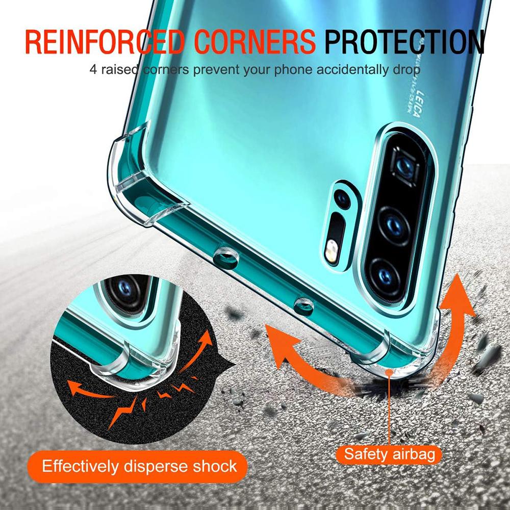 Shockproof Silicone Soft Case For Huawei P30 P20 Pro Lite Clear Ultra Thin Back Cover For P 20 30 P30Pro Transparent Shell Coque