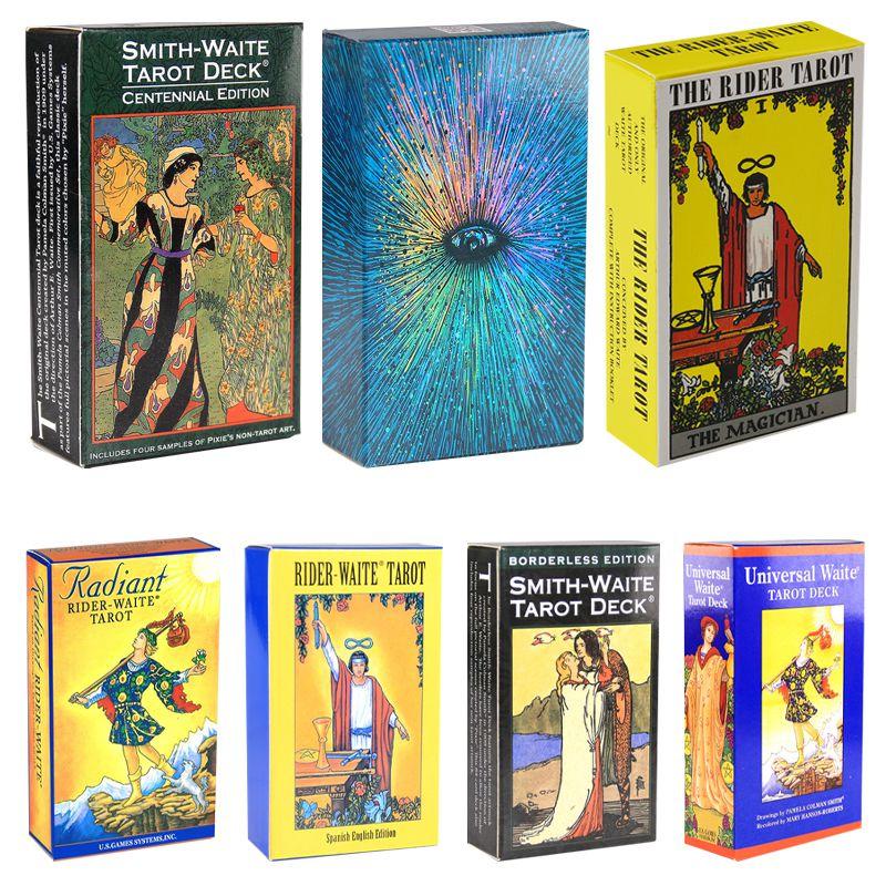 Waite Smith Rider Tarot Deck Card Oracle Board Game Party Prisma Visions Radiant