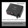 Yctze Microphone Preamplifier Booster 48V Phantom Power High Gain XLR Output Low Noise for Microphones and Condenser Microphones