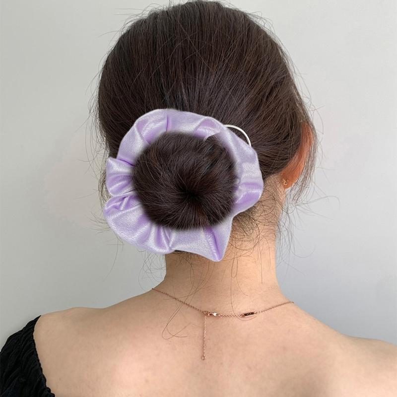 Multicolored Retros Head Rope Temperament Ladies Hair Ties Scrunchies Ties Fashionable Head Accessory