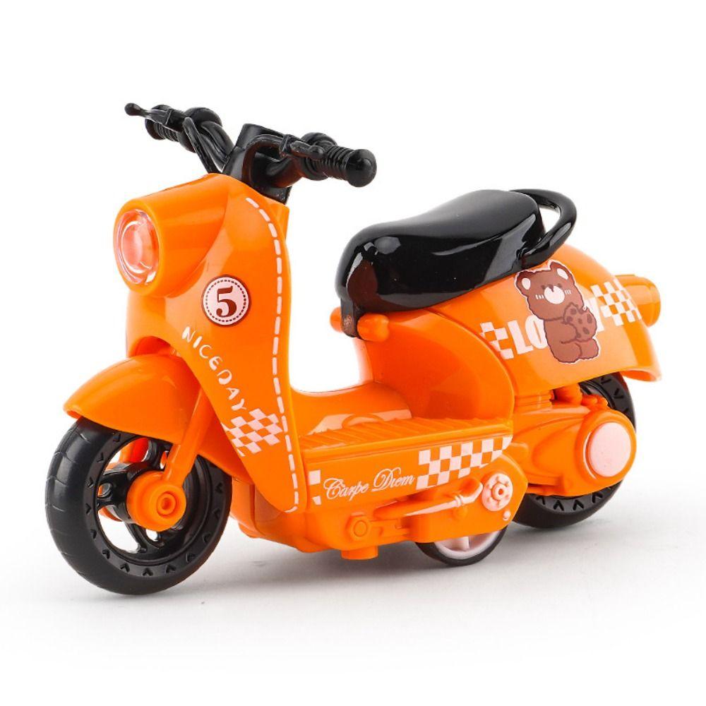 Diecast Zinc Zinc Alloy Motorcycle Model Miniature Motorcycle Pull Back Toy  Christmas Gifts