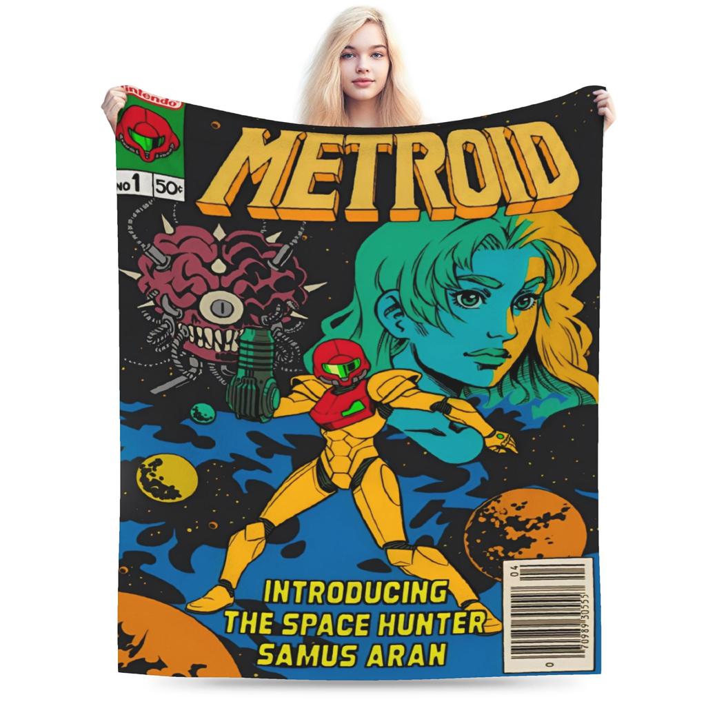 Metroids hero game Blanket Ultra-Soft Fleece Cozy Gifts  Throw Blankets Rug Piece