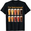I'm Beersexual Love for Beer Drinking LGBTQ T Shirts Men Cotton Humor Streetwear Tee Shirt Short Sleeve Unisex Loose Clothing