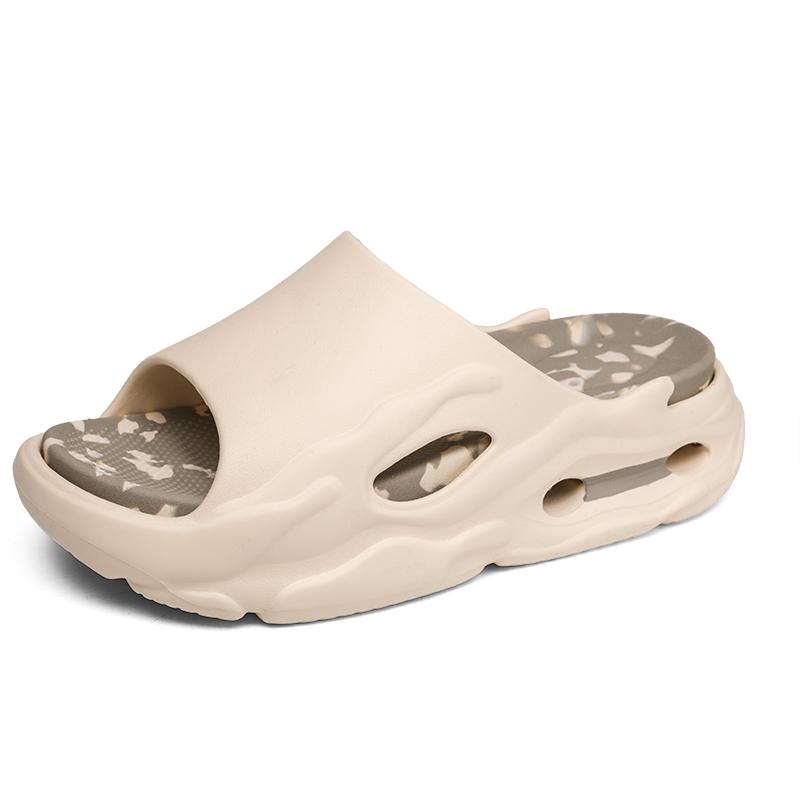 New Men's Sandals Big Size Thick-soled Lightweight Slippers Men's Fashionable Casual Sports Sandals Breathable Beach Shoes Men