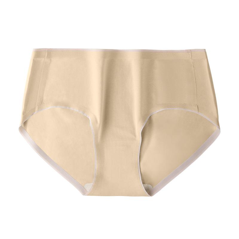 Cotton Underwear High-end Women's Underwear Seamless One-piece Breathable Underwear Mulberry Silk Antibacterial Briefs