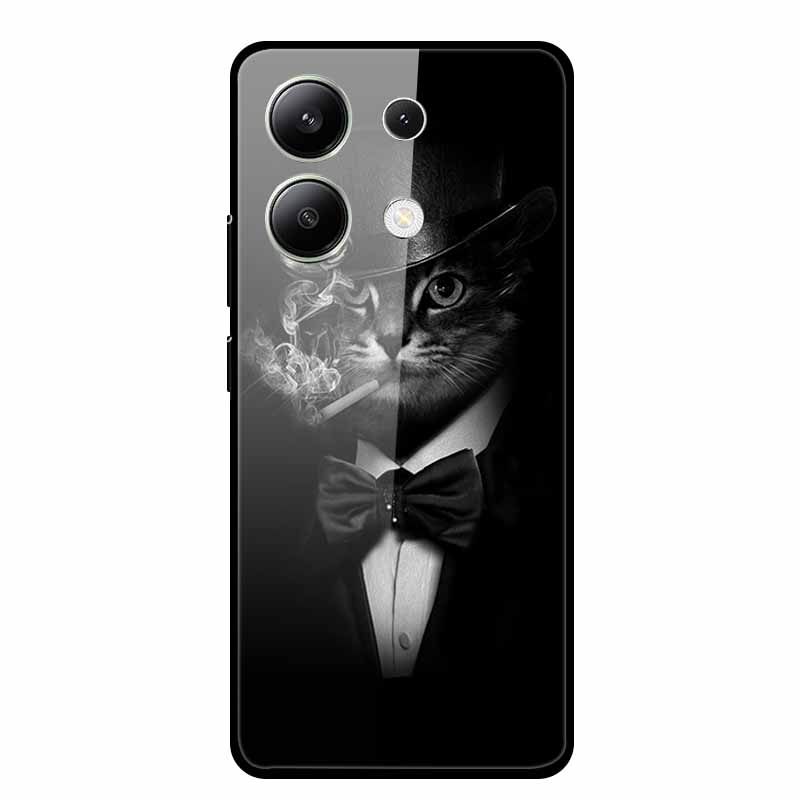 For Xiaomi Redmi Note 13 5G Phone Case Soft Bumper Tempered Glass Hard Back Cover Case For Redmi Note 13 Pro Case Note13 Pro Bag