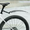 Telescopic Folding Bicycle Mudguard Set - Black