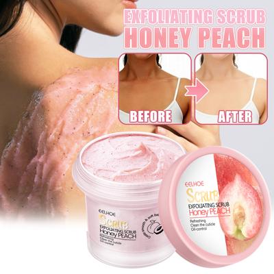 Peach Body Scrub Exfoliating Chicken Deep Cleansing Skin Softening Skin Cleansing Care