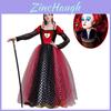 Alice In Wonderland Queen Of Hearts Halloween Costume Vintage Unique Look