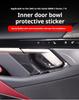 Carbon Fiber Inner Door Handle Bowl Cover Trim Decoration For BMW 5 Series i5 G60 2025-2025 Car ABS Interior Accessories