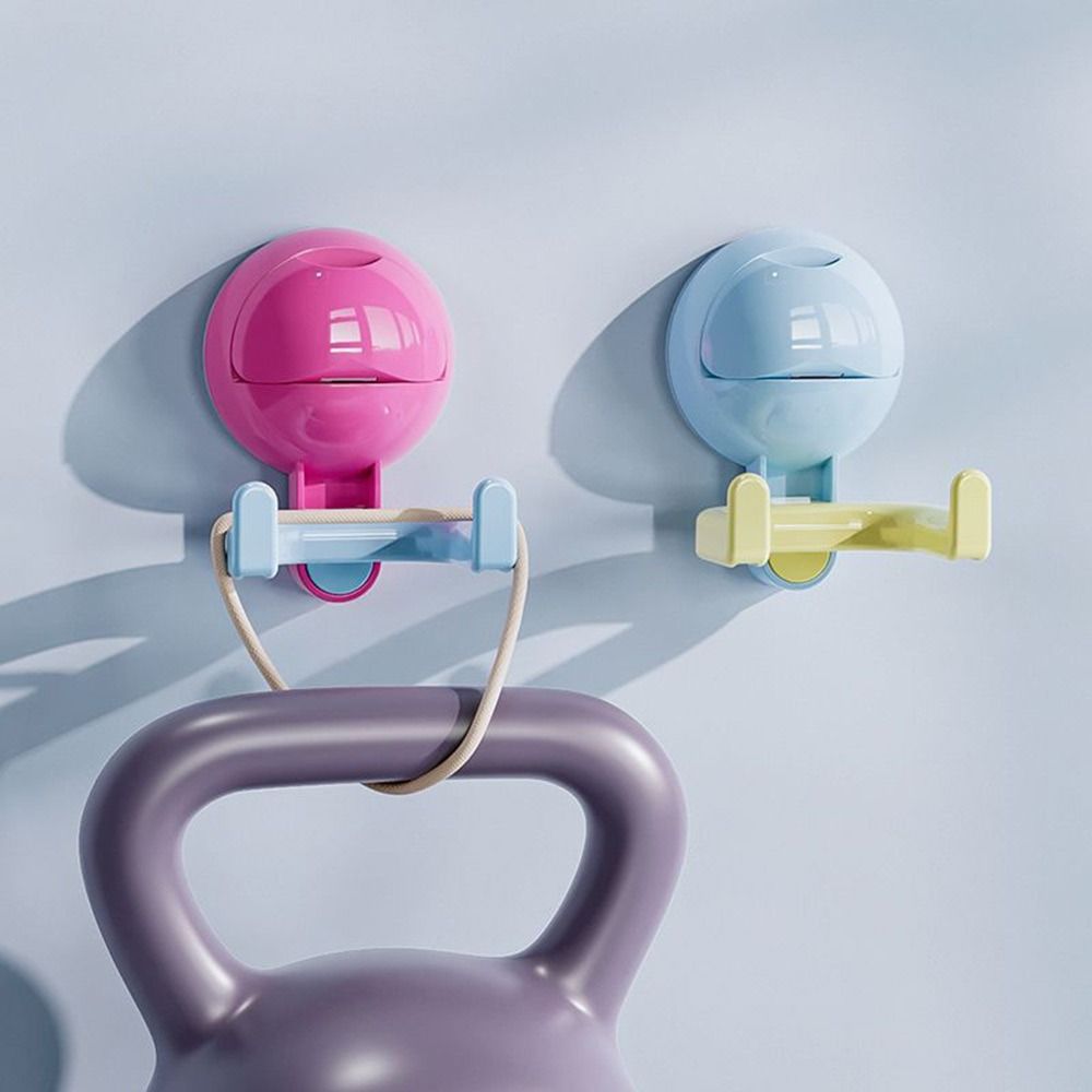 

1Pcs/4Pcs Double Head Double Head Hook Round Ball Wall Mounted Storage Rack for Home Bathroom Blue yellow