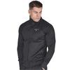 SikSilk Mens Logo Funnel Neck Slim Track Top