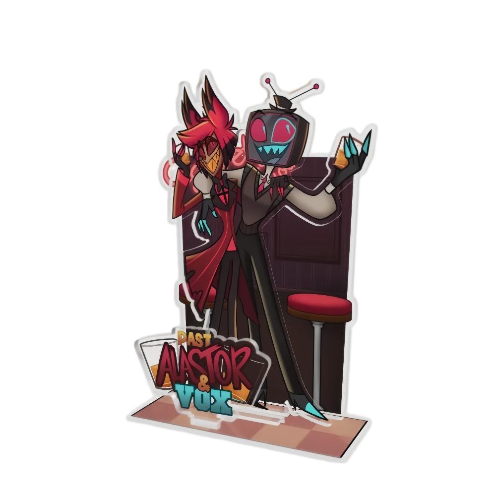 15CM Acrylic Standee Vox Alastor Vincent Velvet Abel Anime Peripheral Desktop Ornament Decoration Holiday Gift