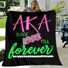 1pc Blanket AKA logo2 Print Design, Lightweight Blanket for Sofa, Bed- Soft &Warm, Gift for All Seasons like Christmas, Halloween