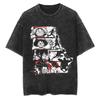 One Piece Luffy Evolution T Shirt Gear 2 3 4 Vintage Acid Wash Streetwear Oversized Retro Anime Graphic Cotton Men Tees Top