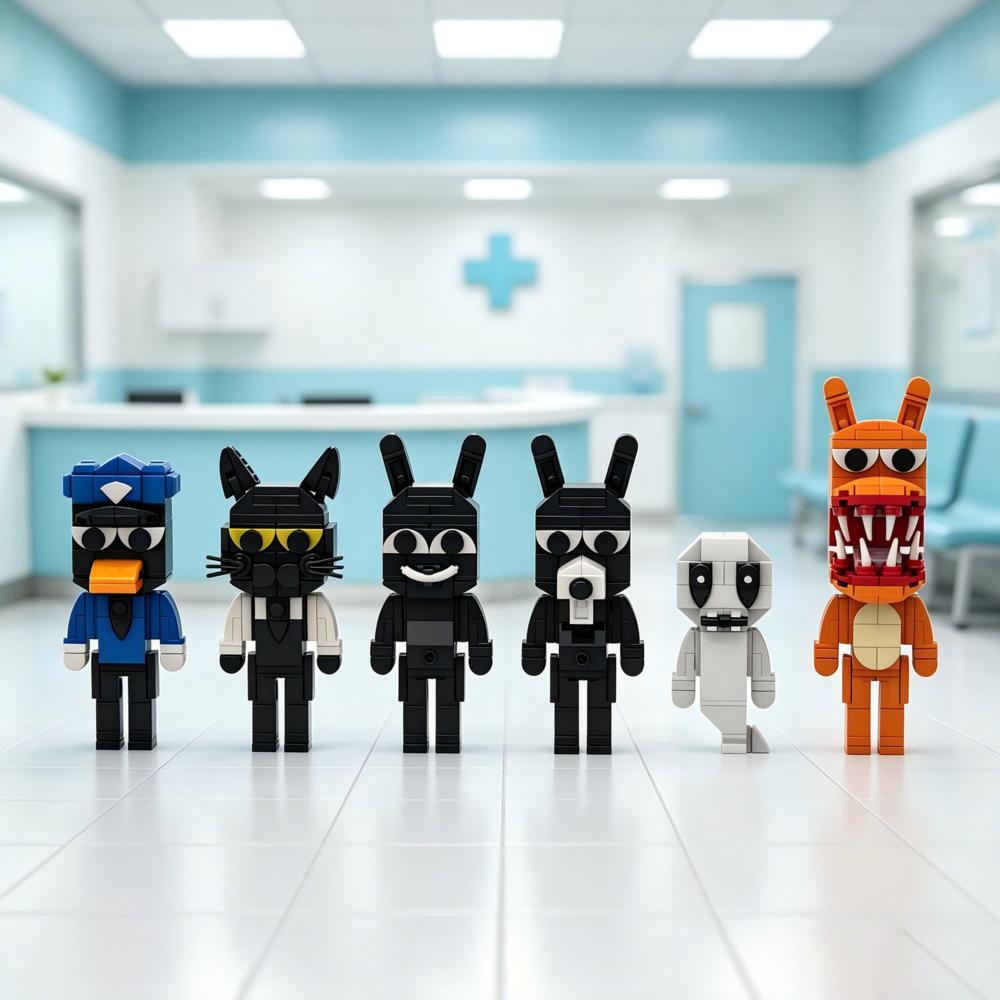 Animal Hospital Blocks Anomala Animal Hospital Building Blocks Toy Anomaly Animal Hospital Ratthew Secret Agent Rats Stalkers