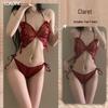 Shuo Yao Plus Size Sexy Butterfly Tie-Up Lingerie Sleepwear Set