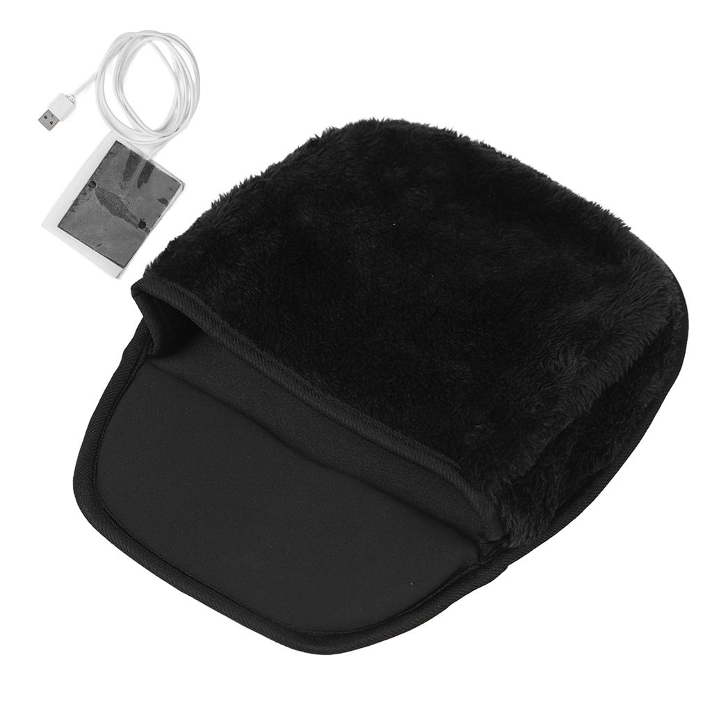 USB Heated Computer Mouse Pad Hand Warmer Roomy Hand Warming Mouse Pad Desk Accessories for Men and