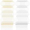 Jewelry Accessories and Findings Individualized Earring Creation Set Silver and Golden Hoops Drops for Jewelry DIY