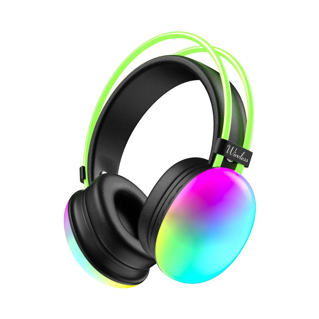 2025 YDM78 Over-Ear Bluetooth Headphones with RGB Lighting & Long Battery Life