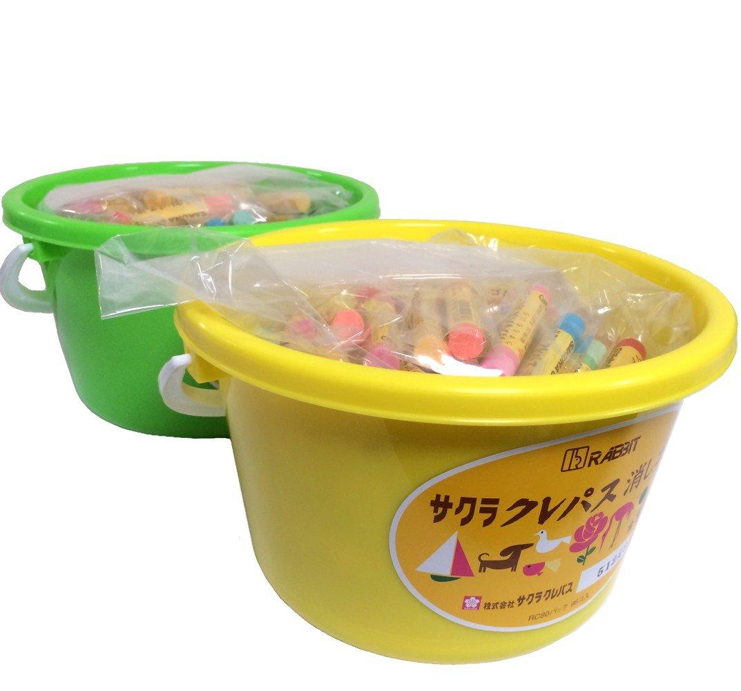 

Ластик Sakura Craypas 96 штук в 12 цветах, в каждой упаковке RC80 (ведро) (8 цветов)