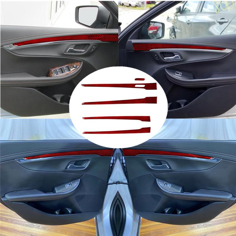 Chevrolet Impala 2014 için-Navigasyon Karbon Fiber Araba Merkezi Konsol Pano Dekorasyon Çıkartmaları İç