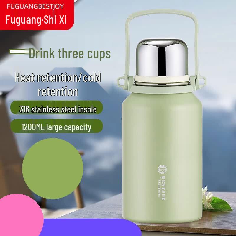 FUGURNG BESTJOY Dual-Drink Outdoor Insulated Water Bottle