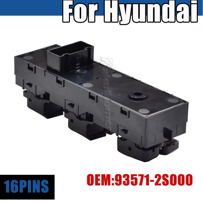 93571-2S000 935712S000 LHD Front Left Master Power Window Control Switch Blue Light For Hyundai Tucson IX35 2010 2011 2012 2015