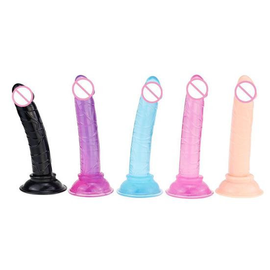 Dildo Anal Masturbator Bendable Smooth TPE Penis Thrusting Pleasure Wand for Lesbian