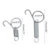 Cage Door Spring Hook 10Pcs Metal Spring Hooks Sturdy Tension Fixing Spring for Wire Rabbit/Bird/Hamster Cages S/L