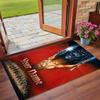 Crystal Velvet Rug Custom Name Text, Soft Non Slip Floor Mat Home DecorEvil Dead Ash Williams