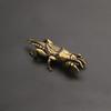 Brass Hermit Crab Sea Animal Statues Desktop Ornaments Handmade Bronze Ware Handicrafts Tea Pet