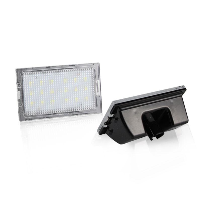 

2PCS Bright White LED License Plate Light For Land Rover Discovery 3 4 Freelander 2/LR2 L359 Range Rover Sport L320 L319