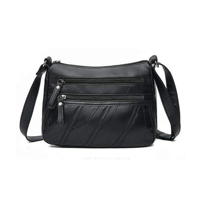 Texture Crossbody Bag Women's Single Shoulder Bag Fashion and Atmosphere Mom Bags