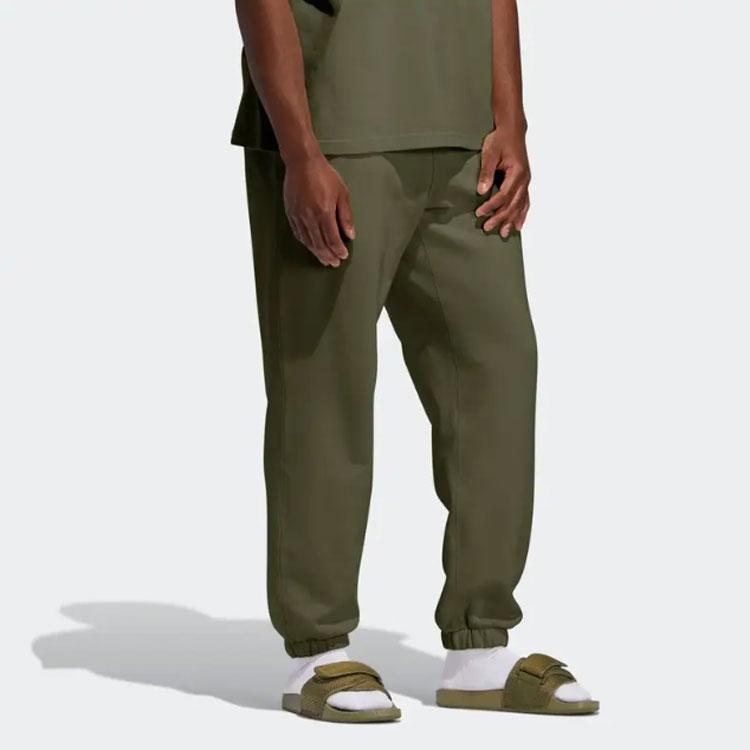 Adidas Originals Clover X Pharrell Williams Joint Embroidered Logo Joggers Unisex Bottoms Green GH4381