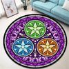 Kingdom Hearts Round Area Rug Anime Gaming Carpet Non Slip Floor Mat Bedroom Decor Soft Gift For Gamer Kids