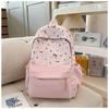 New Highvalue Japanese Fresh and Sweet Literary and Cute Cartoon Backpack Junior High School Students Lightweight Travel Backpack