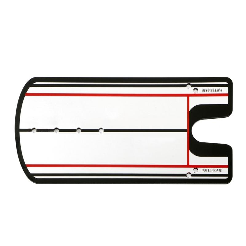 Golf Putting Alignment Mirror with Golf Putter Line Putting Mirror Training Aids for Golf Putting Practice Golf Putting 1
