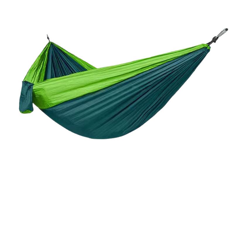 Automatic Quick-Open Mosquito-Proof Hammock with Parachute Cloth for Outdoor Camping (Single/Double)