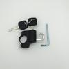 1 Set Handlebar Mount Motorcycle Electric Motorbike Universal Security Metal Lock Anti-Theft Helmet Lock 22Mm-26Mm With Keys