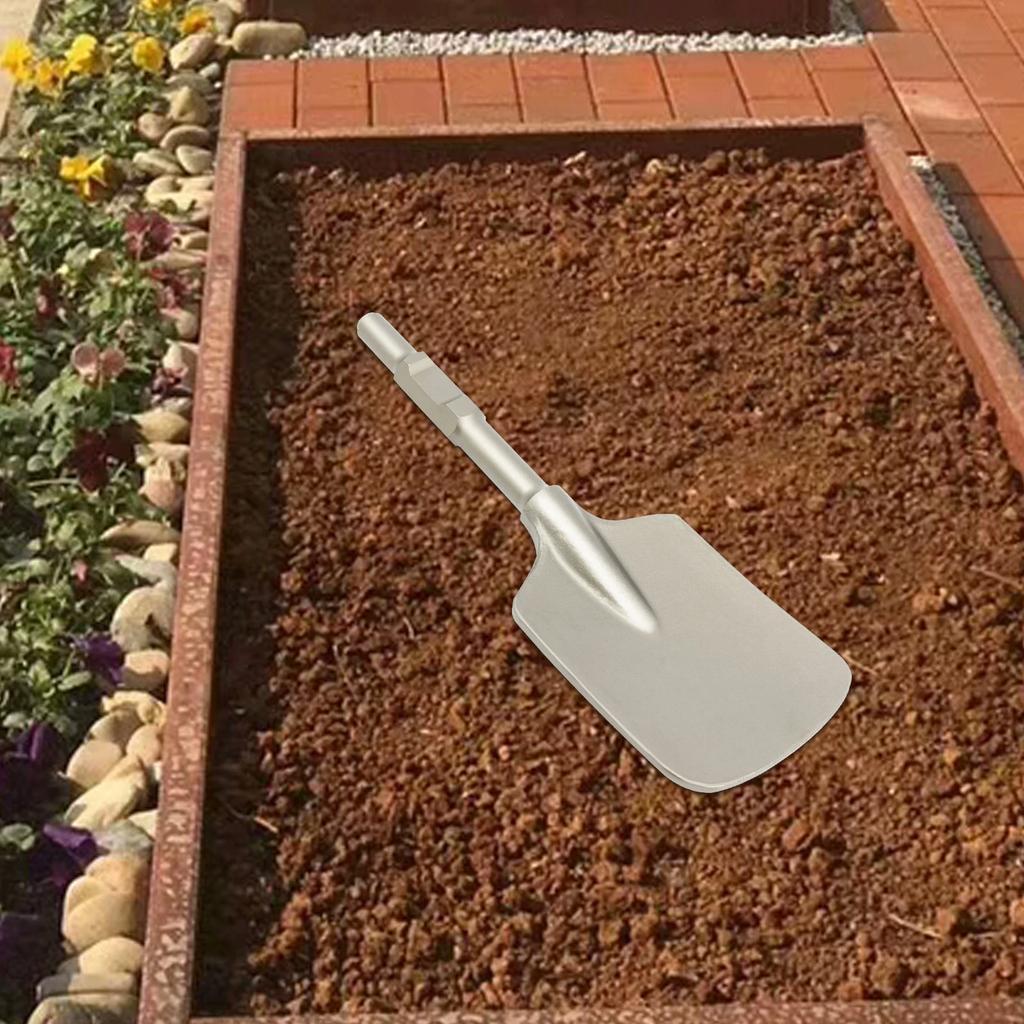 Łopata ze stali 40Cr o dużej wytrzymałości - ostrze o szerokości 44 cm, ergonomiczny długi trzonek do wydajnego kopania, zawiera skrzynkę narzędziową do przechowywania